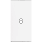 MODELEC - Façade Étroite Confidence Laiton Blanc 1 Basculeur