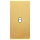 MODELEC - Façade Étroite Confidence Laiton Satiné 1 Basculeur