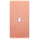 MODELEC - Façade Étroite Confidence Laiton Cuivre Satiné 1 Basculeur