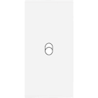 MODELEC - Façade Étroite Confidence Laiton Blanc Email 1 Basculeur