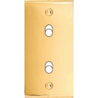 MODELEC - Façade Étroite Confidence Laiton Or Miroir 2 Basculeurs à Vis