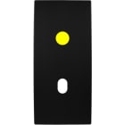 MODELEC - Façade Collection Karo Etroite Noir B1 + Led; Façade à clip.