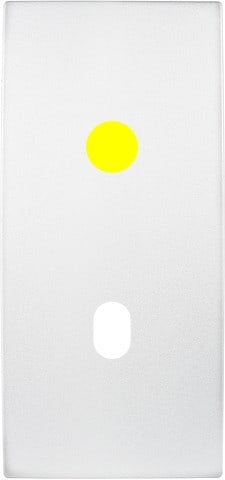 MODELEC - Façade Collection Karo Etroite Blanc B1 + Led; Façade à clip.