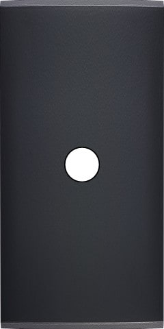 MODELEC - Façade Étroite Confidence Laiton Noir 1 Bouton Push