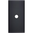 MODELEC - Façade Étroite Confidence Laiton Noir 1 Bouton Push