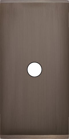 MODELEC - Façade Étroite Confidence Laiton Canon De Fusil 1 Bouton Push