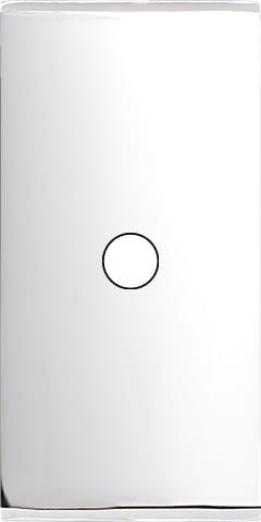 MODELEC - Façade Étroite Confidence Laiton Chrome Miroir 1 Bouton Push