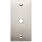 MODELEC - Façade Étroite Confidence Laiton Nickel Satiné 1 Bouton Push à Vis