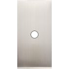 MODELEC - Façade Étroite Confidence Laiton Nickel Satiné 1 Bouton Push