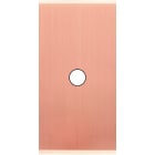 MODELEC - Façade Étroite Confidence Laiton Cuivre Satiné 1 Bouton Push