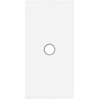 MODELEC - Façade Étroite Confidence Laiton Blanc Email 1 Bouton Push