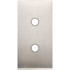 MODELEC - Façade Étroite Confidence Laiton Nickel Satiné 2 Boutons Push