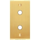 MODELEC - Façade Étroite Confidence Laiton Satiné 2 Boutons Push à Vis