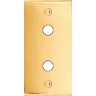 MODELEC - Façade Étroite Confidence Laiton Or Miroir 2 Boutons Push à Vis