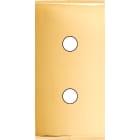 MODELEC - Façade Étroite Confidence Laiton Or Miroir 2 Boutons Push