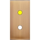 MODELEC - Façade Étroite Confidence Laiton Vieux Bronze 1 Bouton Push à Led