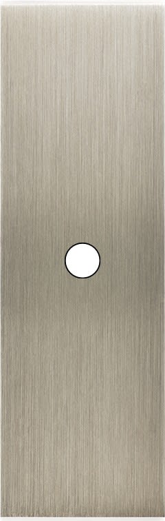 MODELEC - Façade Confidence Laiton Acier Etroite Longue 1 Push
