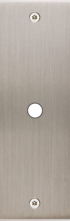 MODELEC - Façade Confidence Laiton Nickel Satine Etroite Longue P1 à Vis