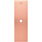 MODELEC - Façade Confidence Laiton Cuivre Satine Etroite Longue P1 à Vis