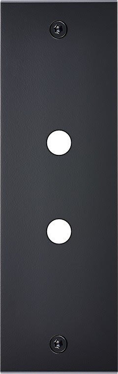 MODELEC - Façade Confidence Laiton Noir Mat Etroite Longue P2 à Vis