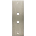 MODELEC - Façade Confidence Laiton Acier Brosse Etroite Longue P2 à Vis