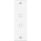 MODELEC - Façade Confidence Laiton Blanc Mat Etroite Longue P2 à Vis