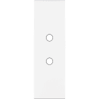 MODELEC - Façade Confidence Laiton Blanc Etroite Longue 2 Push