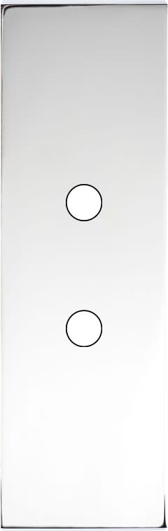 MODELEC - Façade Confidence Laiton Chrome Etroite Longue 2 Push