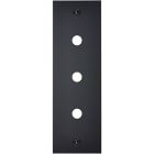 MODELEC - Façade Confidence Laiton Noir Mat Etroite Longue P3 à Vis