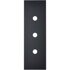 MODELEC - Façade Confidence Laiton Noir Etroite Longue 3 Push