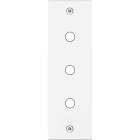 MODELEC - Façade Confidence Laiton Blanc Mat Etroite Longue P3 à Vis