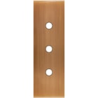 MODELEC - Façade Confidence Laiton Vieux Bronze Etroite Longue 3 Push