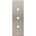 MODELEC - Façade Confidence Laiton Nickel Satine Etroite Longue P3 à Vis