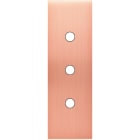 MODELEC - Façade Confidence Laiton Cuivre Satine Etroite Longue 3 Push