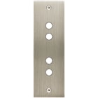MODELEC - Façade Confidence Laiton Acier Brosse Etroite Longue P4 à Vis