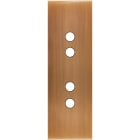 MODELEC - Façade Confidence Laiton Vieux Bronze Etroite Longue 4 Push