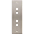 MODELEC - Façade Confidence Laiton Nickel Satine Etroite Longue P4 à Vis