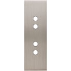MODELEC - Façade Confidence Laiton Nickel Satine Etroite Longue 4 Push