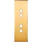 MODELEC - Façade Confidence Laiton Or Miroir Etroite Longue 4 Push