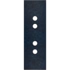 MODELEC - Façade Fascination Laiton Ombre Etroite Longue 4 Push