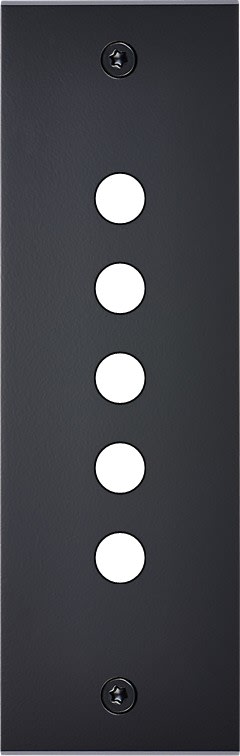 MODELEC - Façade Confidence Laiton Noir Mat Etroite Longue P5 à Vis