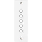 MODELEC - Façade Confidence Laiton Blanc Mat Etroite Longue P5 à Vis