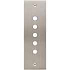 MODELEC - Façade Confidence Laiton Nickel Satine Etroite Longue P5 à Vis