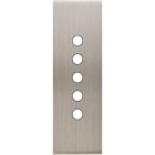 MODELEC - Façade Confidence Laiton Nickel Satine Etroite Longue 5 Push