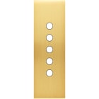 MODELEC - Façade Confidence Laiton Satine Etroite Longue 5 Push