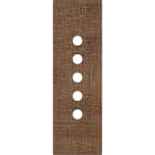 MODELEC - Façade Fascination Laiton Coslan Etroite Longue 5 Push