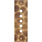 MODELEC - Façade Fascination Laiton Onde Etroite Longue P5 à Vis