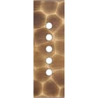 MODELEC - Façade Fascination Laiton Onde Etroite Longue 5 Push