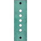 MODELEC - Façade Fascination Laiton Jade Etroite Longue P5 à Vis