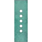 MODELEC - Façade Fascination Laiton Jade Etroite Longue 5 Push